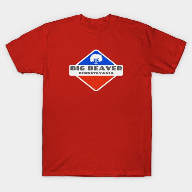 Big Beaver, PA - Foliage T-Shirt by Where?!? Apparel